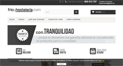 Desktop Screenshot of frioyhosteleria.com